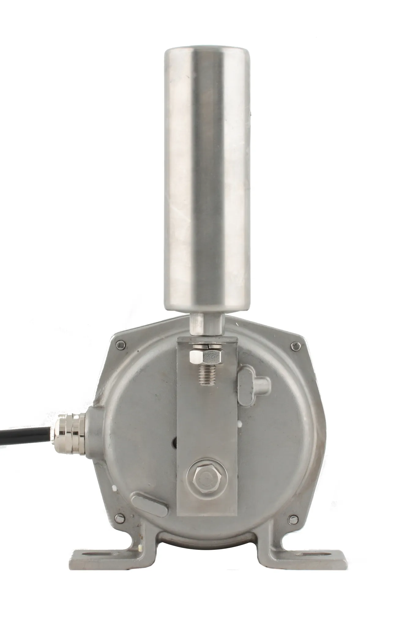 Датчик контроля схода ленты в корпусе из нерж. стали, -40...+75С, 250 VAC, 10 A, IP67, 2 релейных выхода, материал контактного ролика - нерж. сталь