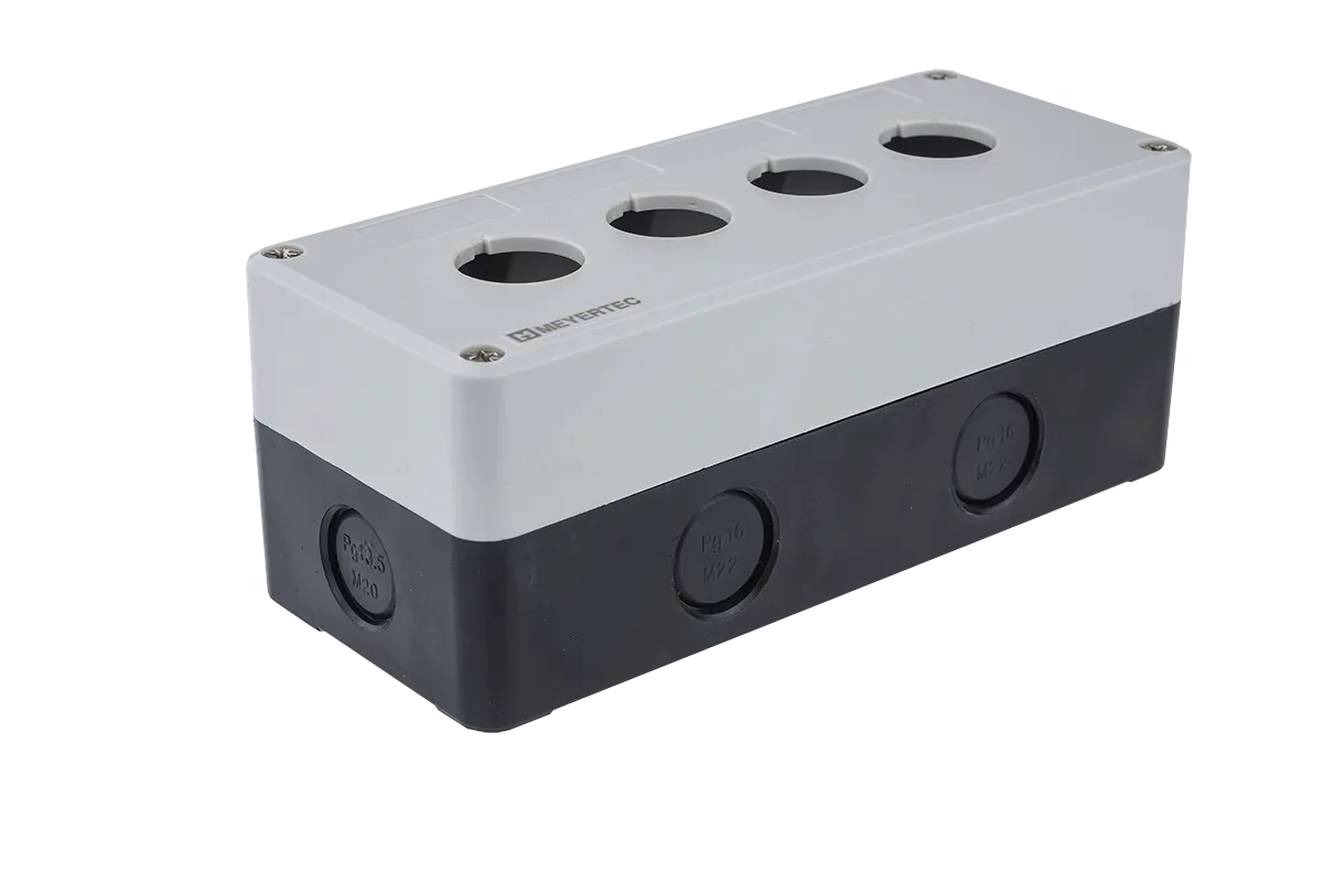 Корпус пластиковый, 4 места, серый