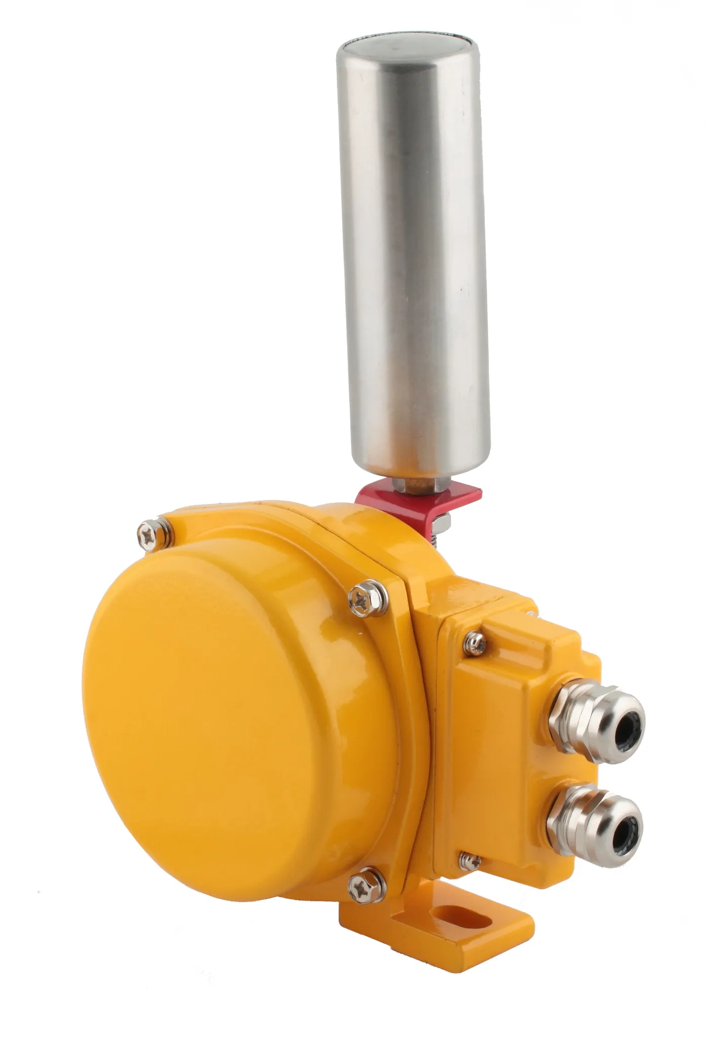 Датчик контроля схода ленты в алюм. корпусе, -40...+75С, 250 VAC, 10 A, IP65, 2 релейных выхода, материал контактного ролика - нерж. сталь