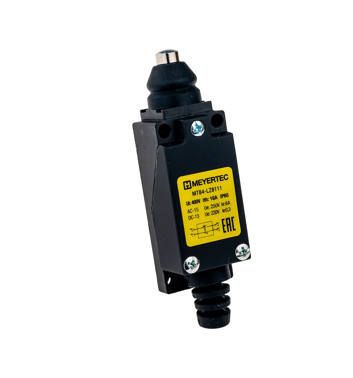 Выключатель концевой, IP65, кнопка нажимная