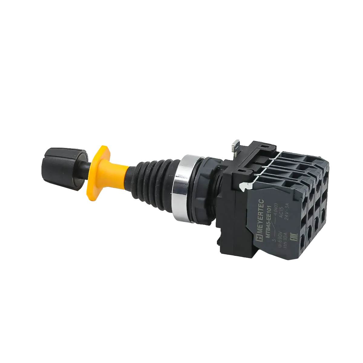 Джойстик в сборе, 4NO, 4 положения с фиксацией и блокировкой