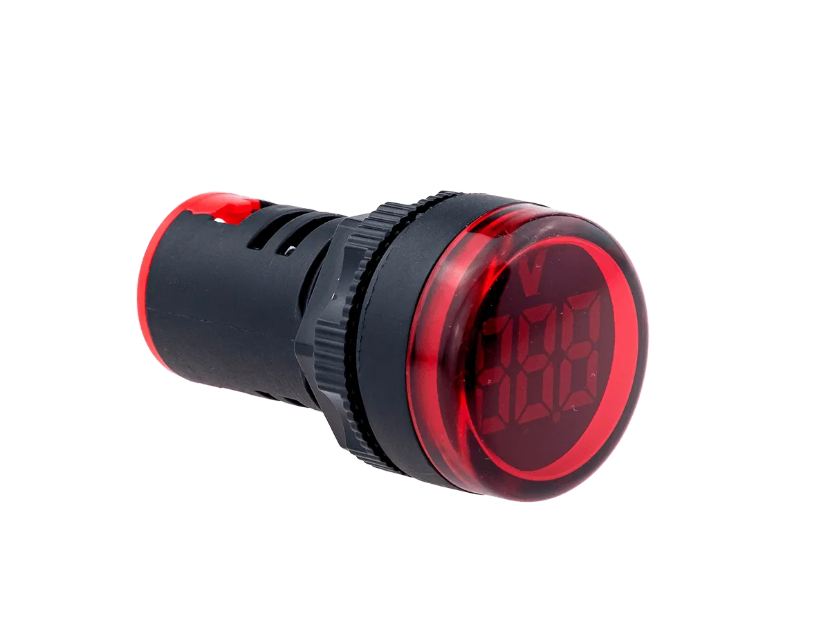 Индикатор напряжения, 5-60V DC, красный
