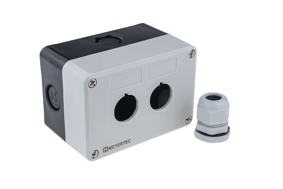 Корпус пластиковый, 2 места, серый