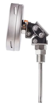 Термометры биметаллические коррозионностойкие ТБф-221 IP65 с возможностью гидрозаполнения (Диаметр: 100 мм, 160 мм)